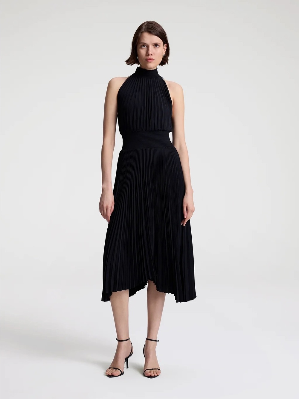 A.L.C. Renzo Pleated Midi Dress